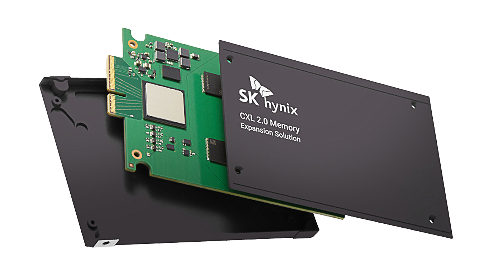 SK하이닉스가 2022년 공개한 DDR5 96GB CXL 2.0 메모리 샘플